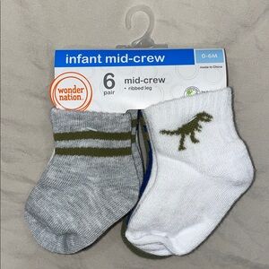 Wonder Nation Infant Socks 0-6 Months
